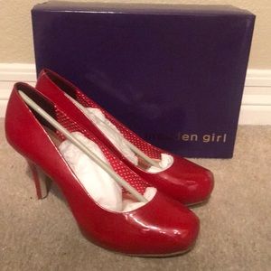 Madden Girl “Getta” Red Pumps